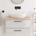Vidaxl washbasin top 80x60x(2-4) cm untreated solid wood-0