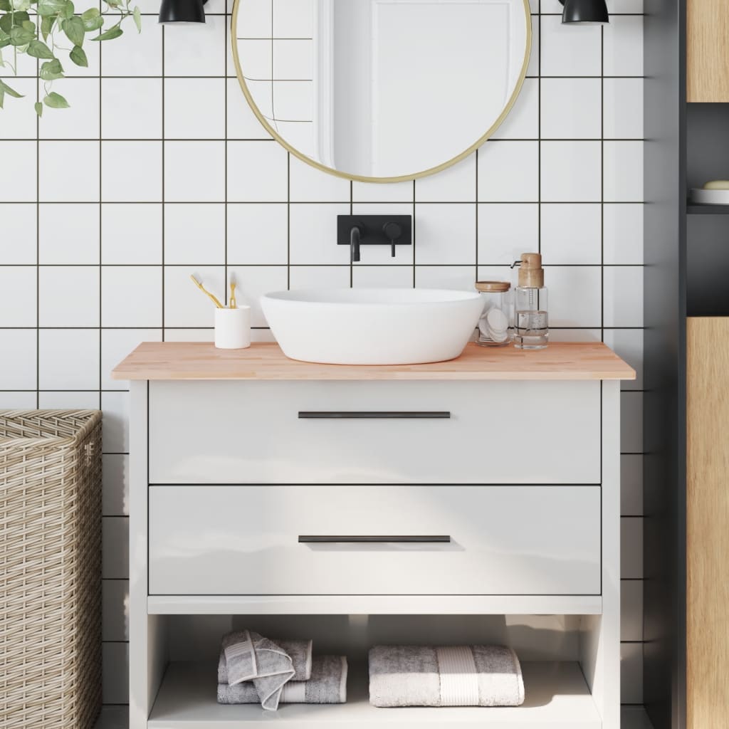 Vidaxl washbasin top 100x60x1.5 cm solid beech wood-0