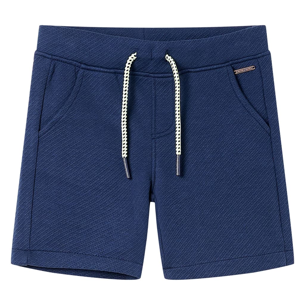 Vidaxl Kids' Shorts with Drawstring 104 Dark Blue