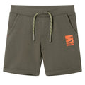 Vidaxl Kids' Drawstring Shorts 140 Dark Khaki
