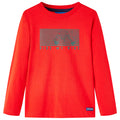 Vidaxl Children's Long-Sleeved Shirt 104 Red-0