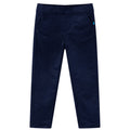 Vidaxl kids' trousers 116 dark navy