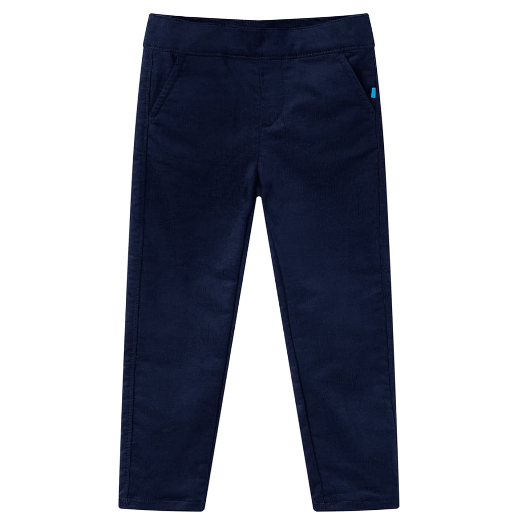Vidaxl kids' trousers 116 dark navy