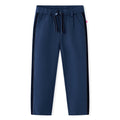 vidaXL Kinderhose mit schwarzer Borte 128 Marineblau