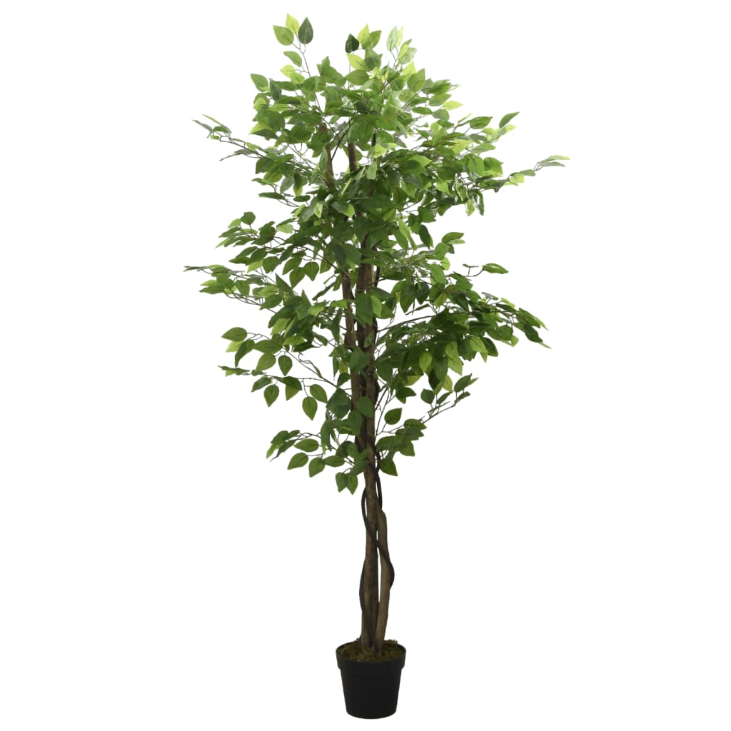 Vidaxl artificial plant ficus 1008 leaves 180 cm green-0