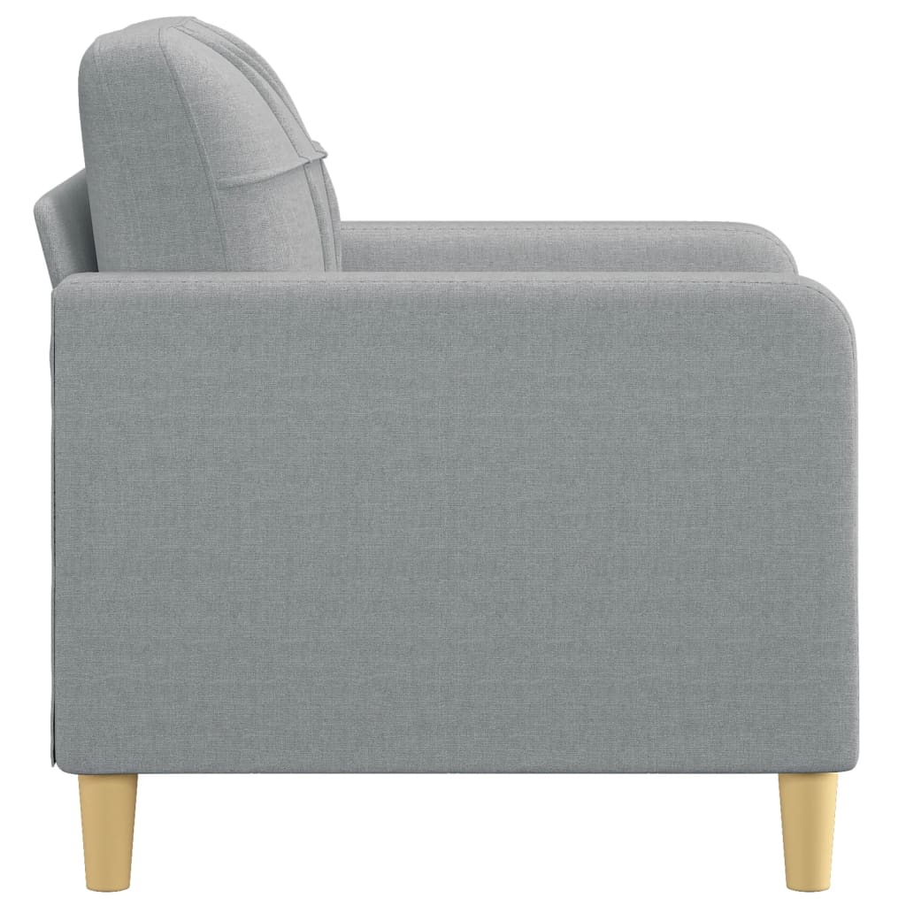 NNEVL Sofa Chair Light Grey 60 cm Fabric