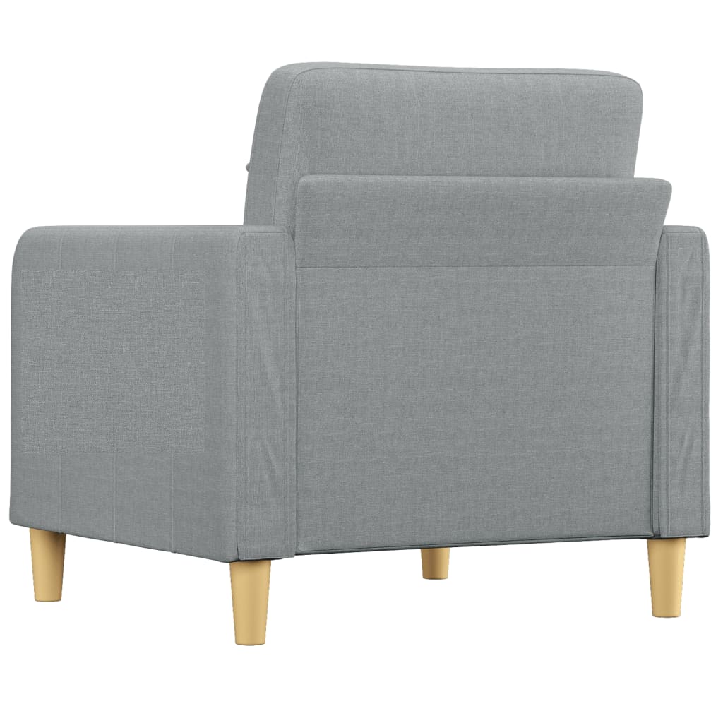 NNEVL Sofa Chair Light Grey 60 cm Fabric
