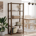 Vidaxx storage rack 5-layers 80x38x170 cm solid pine wood brown-0