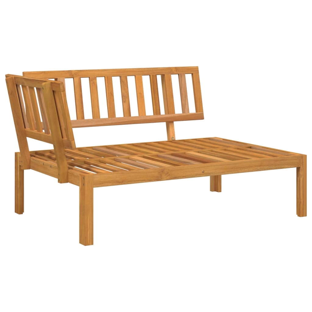 NNEVL Garden Pallet Corner Sofas 2 pcs Solid Wood Acacia