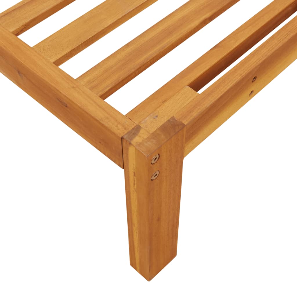 NNEVL Garden Pallet Corner Sofas 2 pcs Solid Wood Acacia