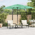 Vidaxx parasol with steel pole 248x248x248 cm green-0