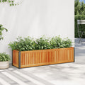 Vidaxx planter 110x30x27.5 cm solid acacia wood and steel-0