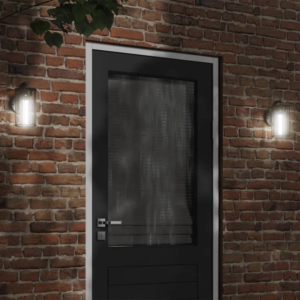 Vidaxx outdoor wall lamp stainless steel black-0