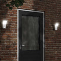 Vidaxx outdoor wall lamps 2 pcs LED with sensors cast aluminum white-0