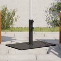 Vidaxl parasol base for poles of ø32 38 48 mm 15 kg rectangular-0