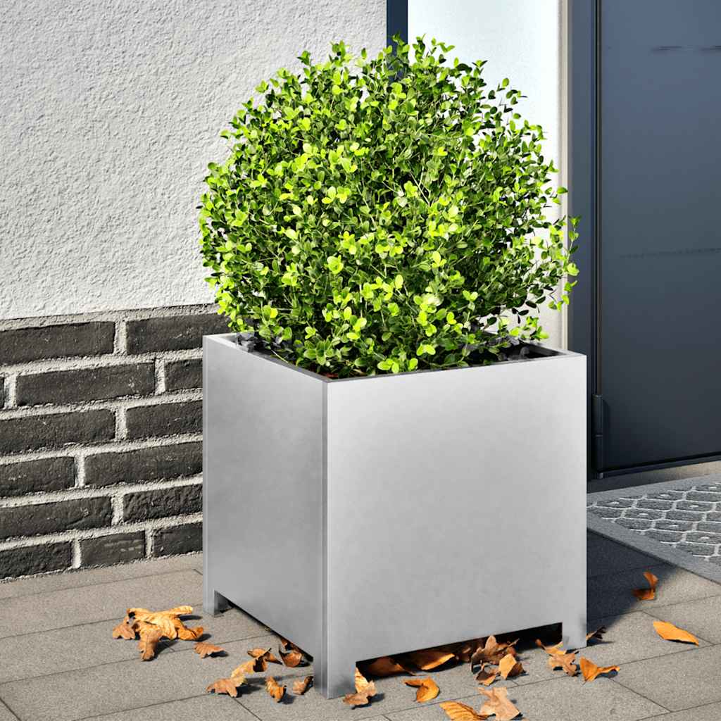 Vidaxx plant bench 40x40x40 cm galvanized steel-0