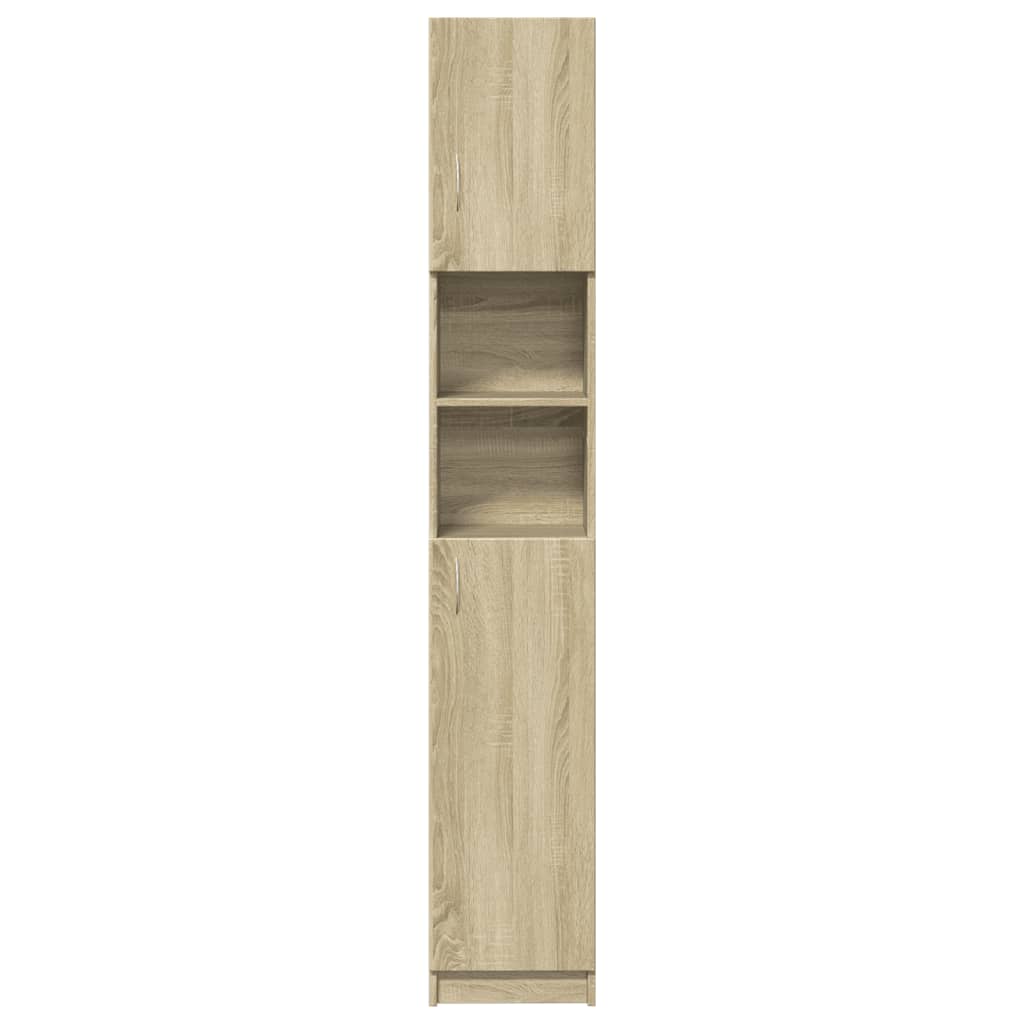 NNEVL Bathroom Furniture Set 2 pcs Sonoma Oak Engineered Wood