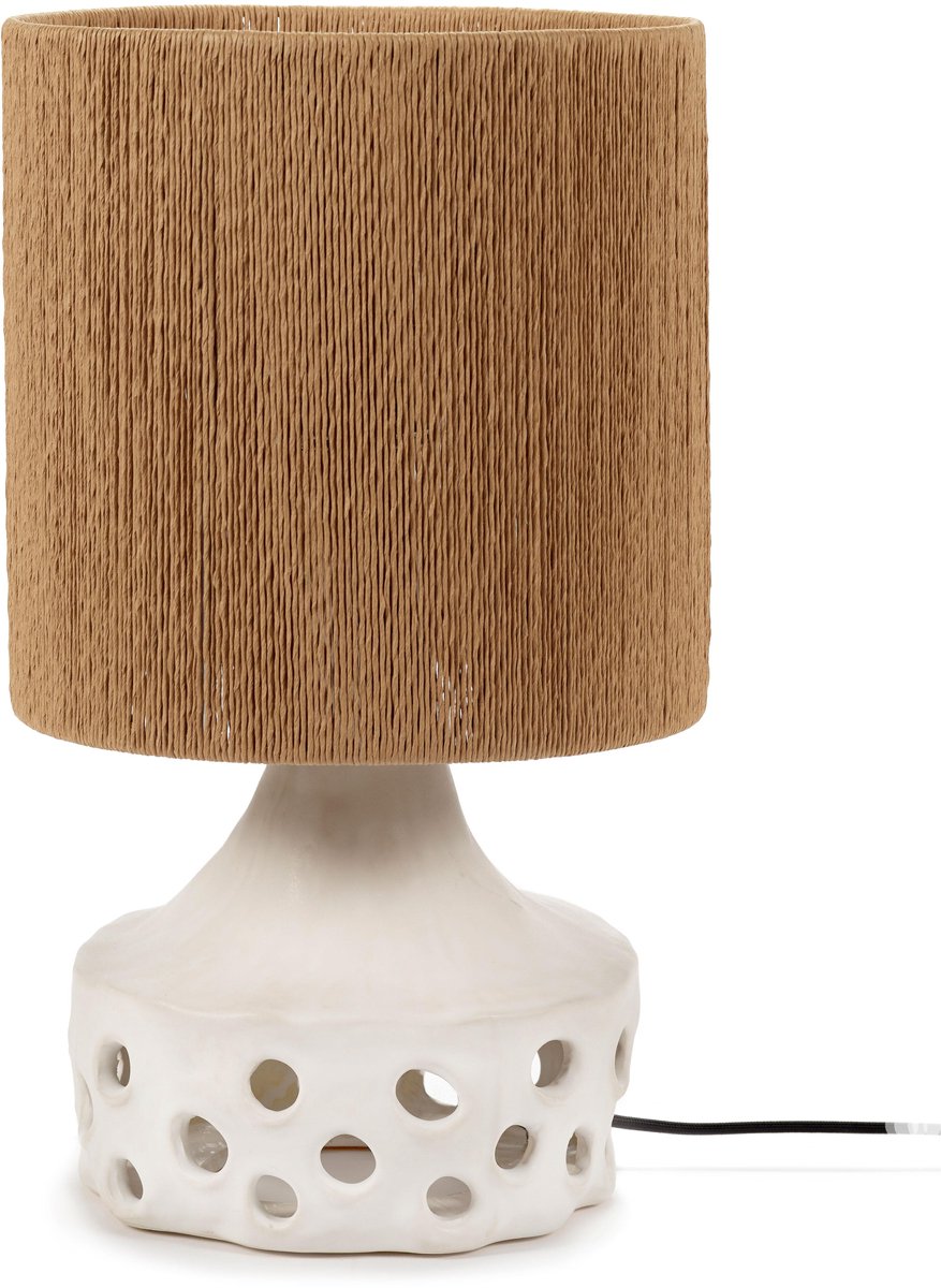 Serax - sophie casier oya - table lamp - beige brown - 25 ø - h 42.00cm - 3.28kg-0