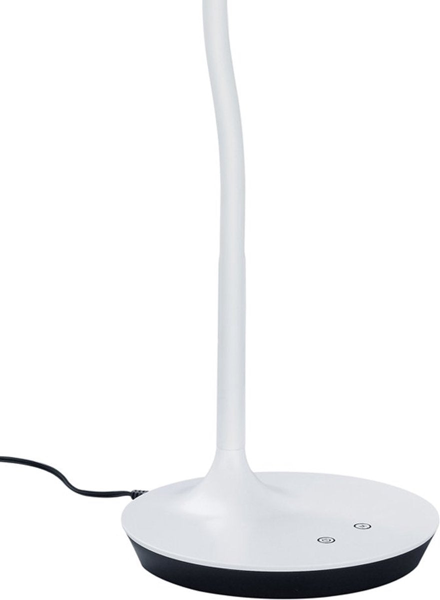 Trio polo - table lamp - desk lamp - white matt - incl. 1x SMD 5 W - adjustable light color - 4-step touch - flexible-0