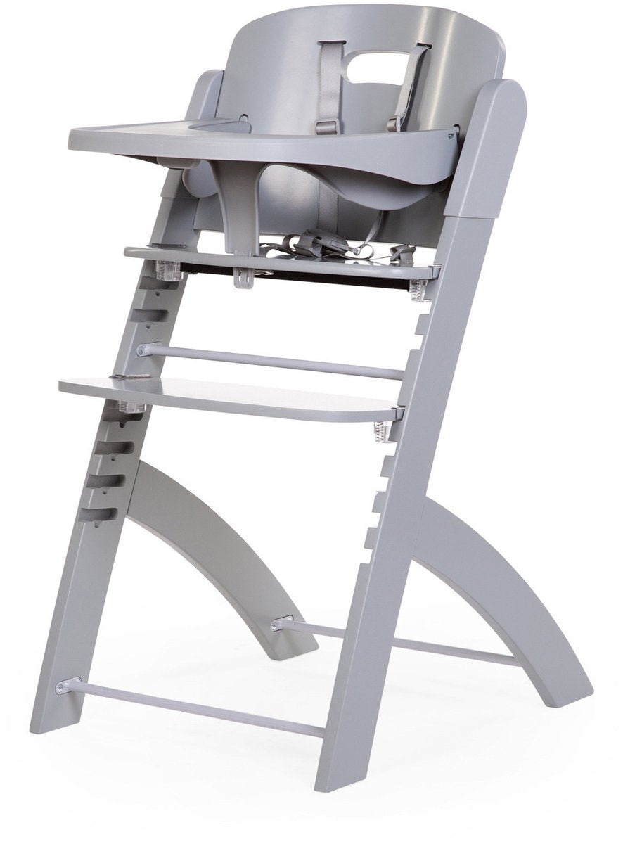 Childhome evosit - high chair - baby chair - grow chair + eating tablet - stone gray-0