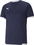 PUMA teamliga jersey heren sportshirt - peacoat- white-0