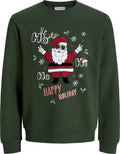 Jack jones jack jones - jjchristmas sweat crew neck xmas - men - sweaters