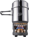 Esbit outdoor stove 985ml - alcohol burner - aluminum stainless steel - storage bag-0