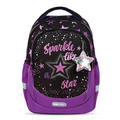 Belmil Leisure Plus Sparkle like a Star Iskolatáska - Lila/Fekete-0