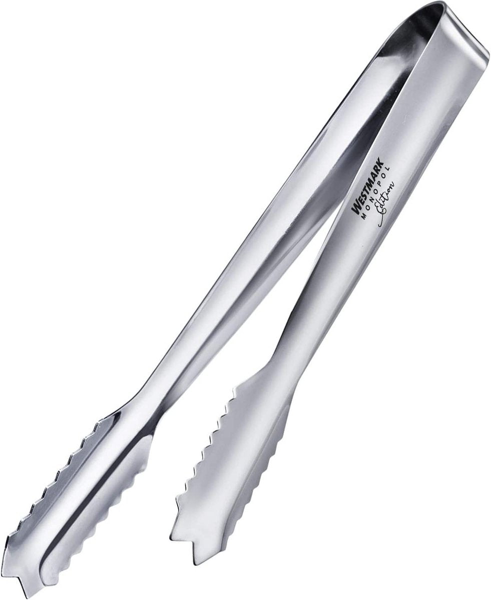 Westmark ice cubes - sugar - serving tongs, monopoly edition, length: 18 cm, stainless steel, arctica, silver, 62763360-0