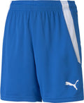 PUMA teamliga shorts jr unisex sportbroek - electric blue lemonade- white-0