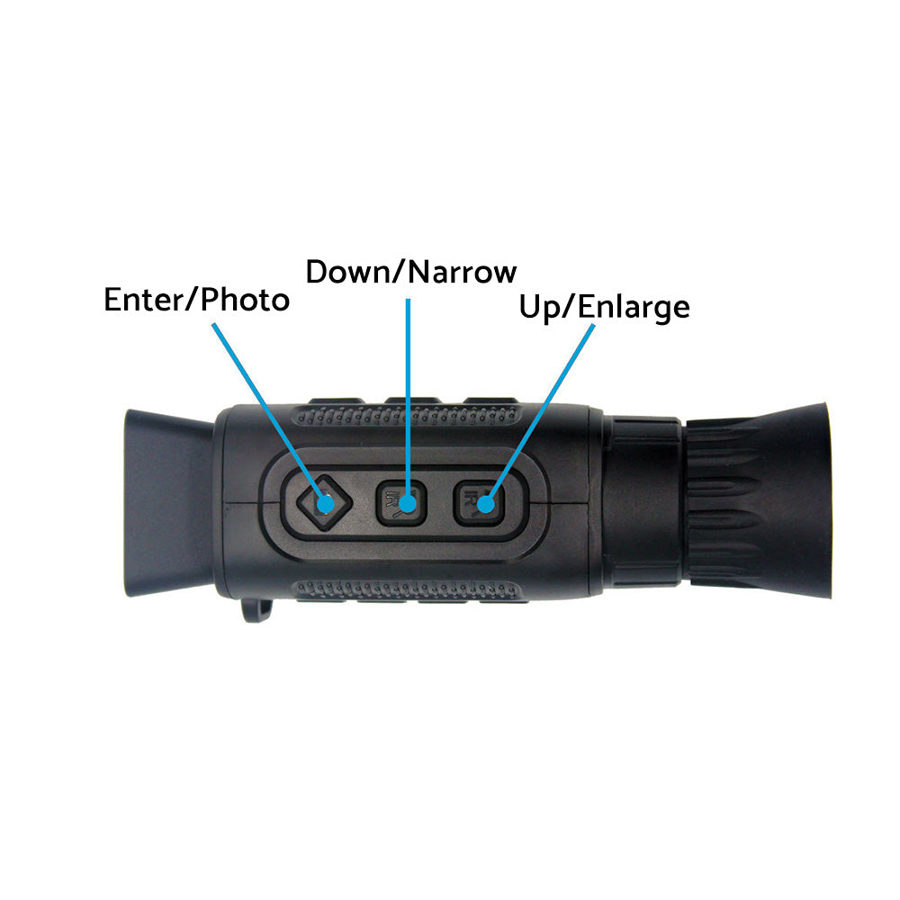 IR Night Vision Monocular 5X Zoom Telescope Digital Camera Hunting HD Video 1080
