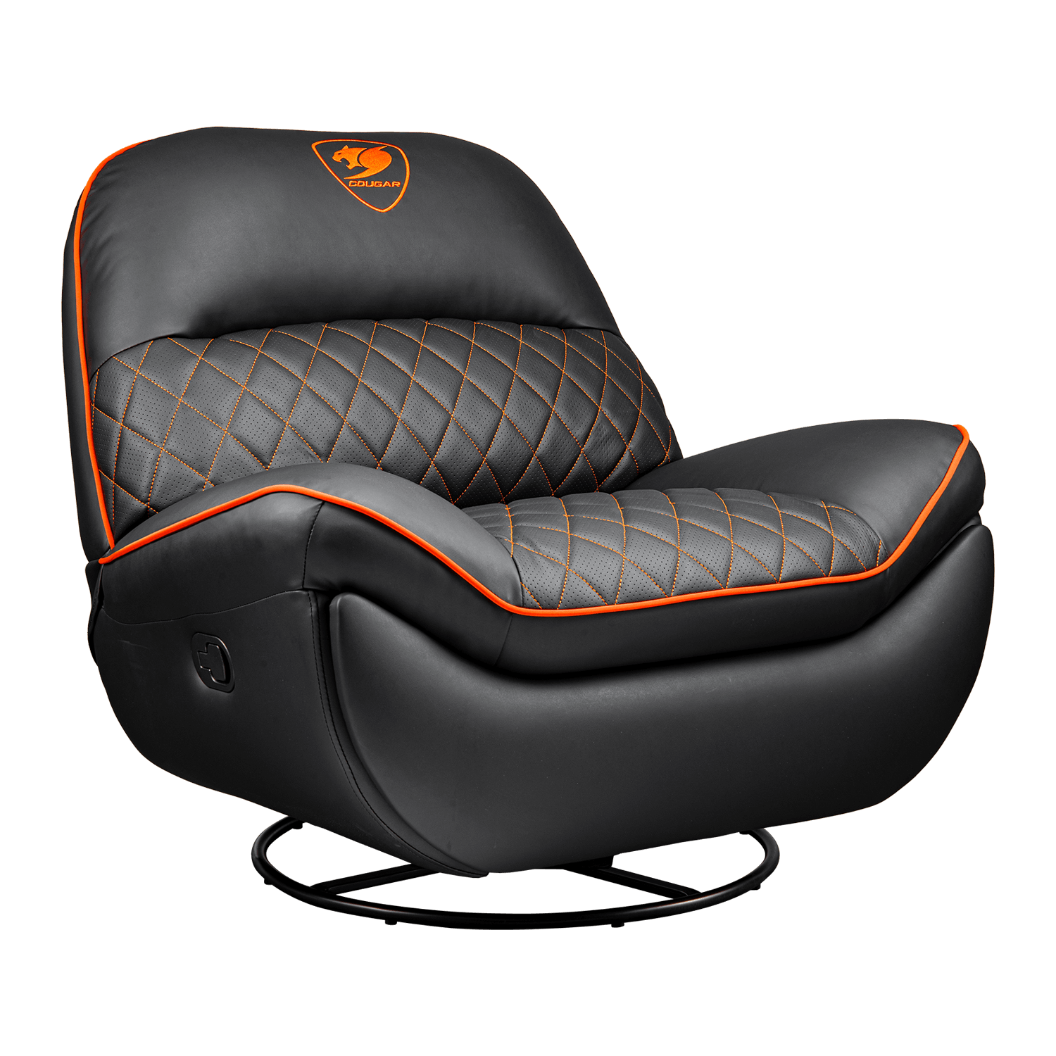 Cougar Overlord Gamer fotel - Fekete/Narancs-0