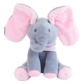 Animated Singing Elephant Plush Toy with Moving Ears-0
