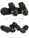 True Love Outdoor Adventure Dog Shoes - Black, Size 4
