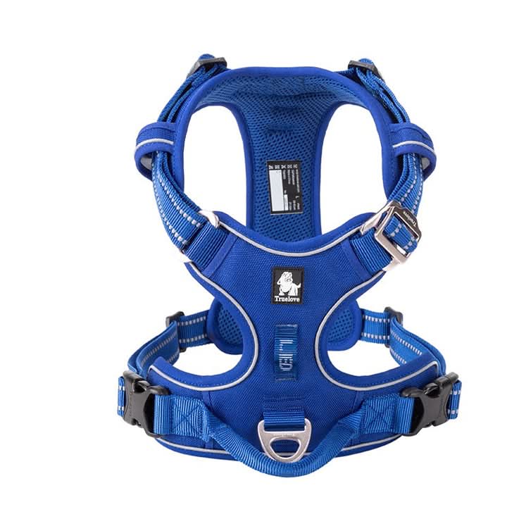 True Love No Pull Explosion Proof Dog Harness - Blue, XS-0