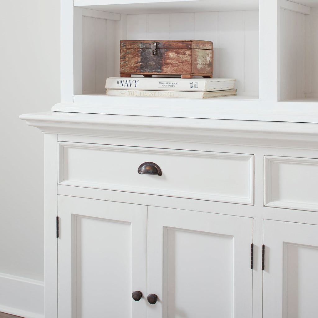 NNENVS Buffet Hutch Unit with 8 Shelves