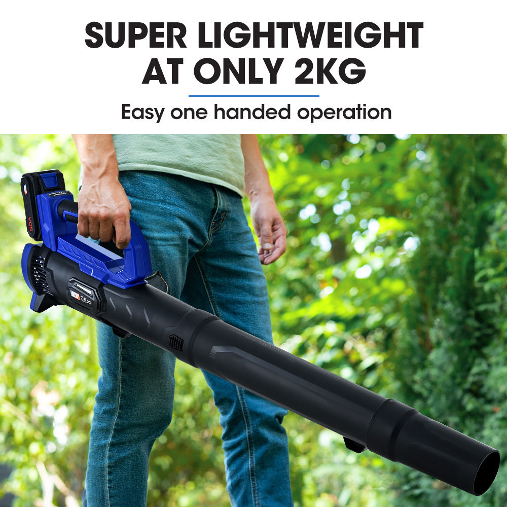 NNEMB BW4 20V Cordless Electric Leaf Blower Kit, with Battery and Fast Charger