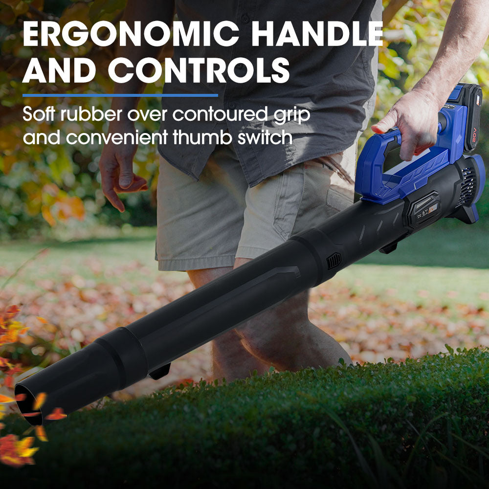 NNEMB BW4 20V Cordless Electric Leaf Blower Kit, with Battery and Fast Charger