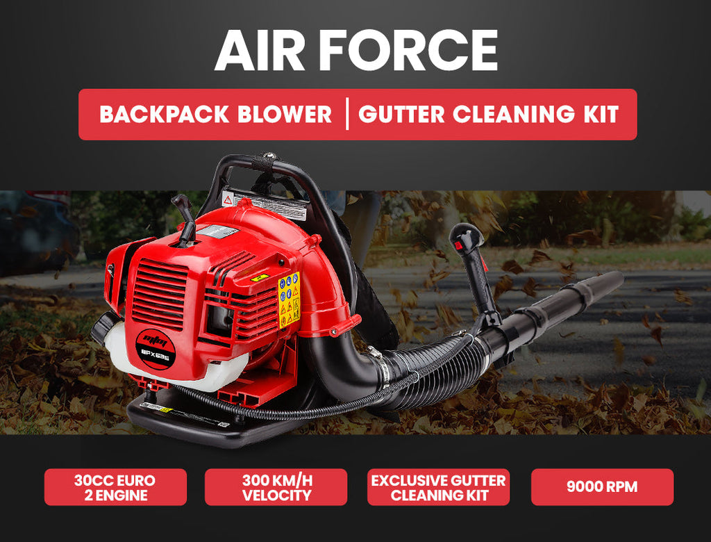 NNEMB 30CC Backpack Petrol Leaf Blower Yard Garden Commercial Outdoor