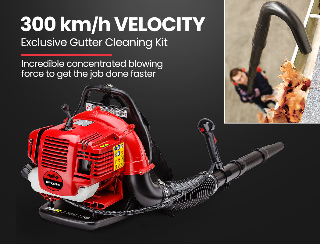 NNEMB 30CC Backpack Petrol Leaf Blower Yard Garden Commercial Outdoor