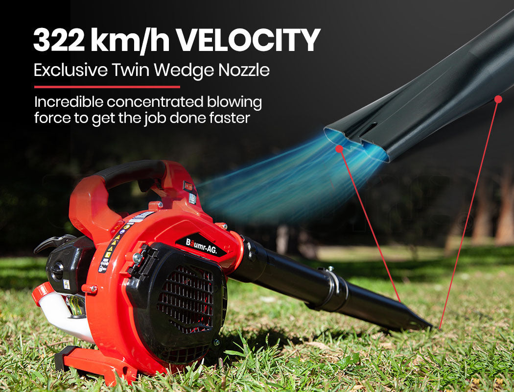 NNEMB Petrol Hand-Held 3-in-1 Leaf Blower Vacuum Mulcher