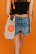 Towel to Go Roll N Go Bag – Waterproof & Transparent Dry Bag, Orange (5 Liters)-0