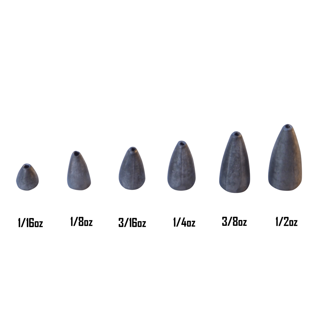 Swimerz 1/8 oz Lead Bullet Sinker - Qty 20 Pack