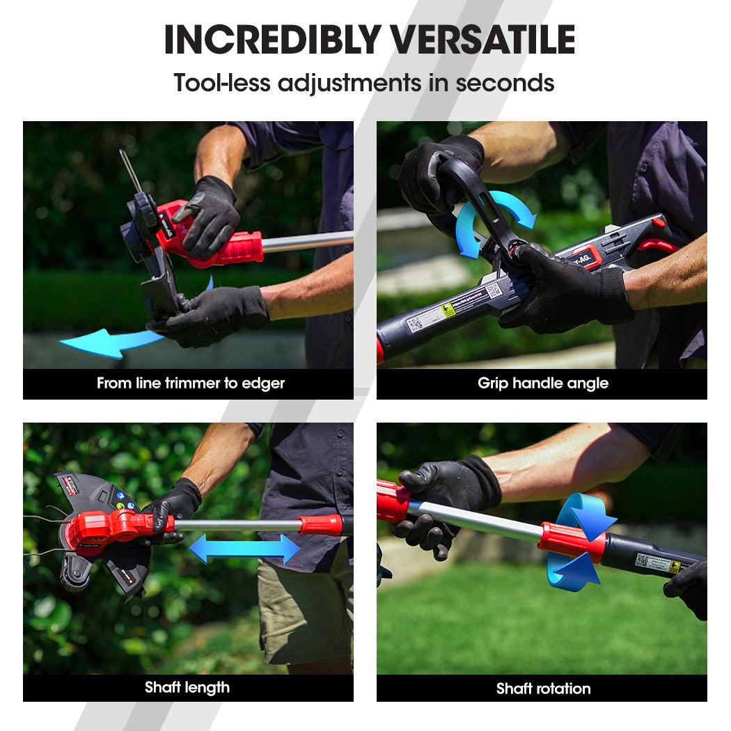 NNEMB Whipper Snipper and Leaf Blower Combo Kit-with 20V SYNC Battery and Charger