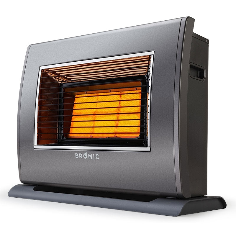 NNEMB Supaheat II Natural Gas Indoor Room Heater Portable Floor Flueless 80m²