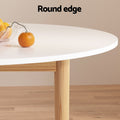 NNEDSZ 1 Artiss Dining Table and 4 Chairs Set White Grey