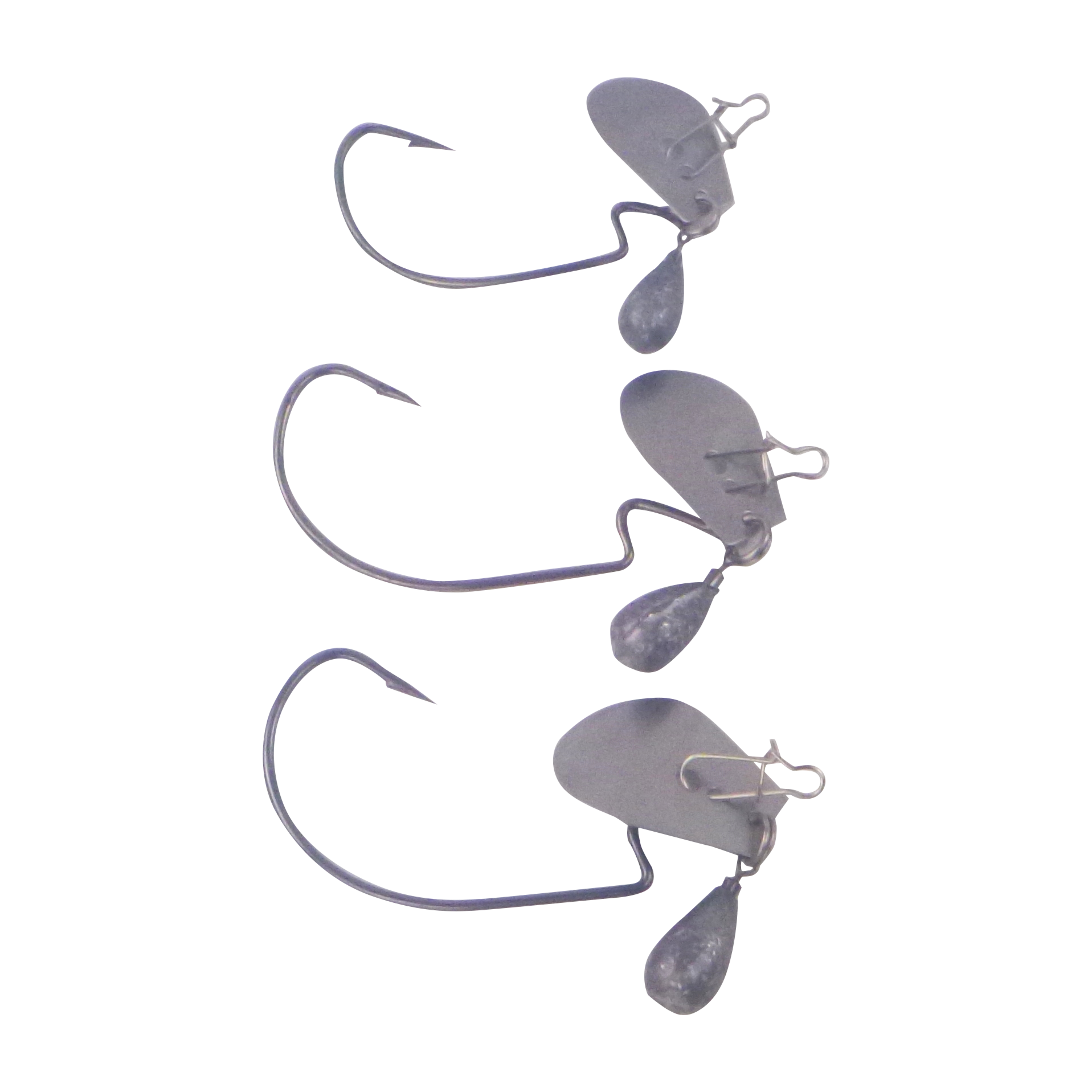 Dekoi Blade Jig Head, Wide Gape, Size Small, 3 pack-0