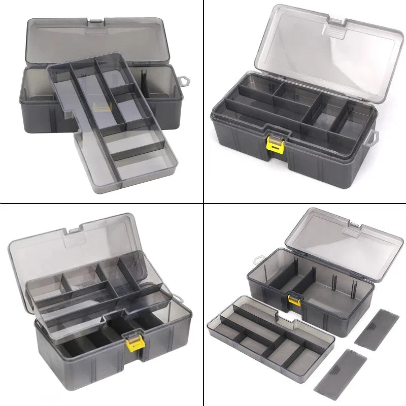Double Layer Fishing Tackle Box-4