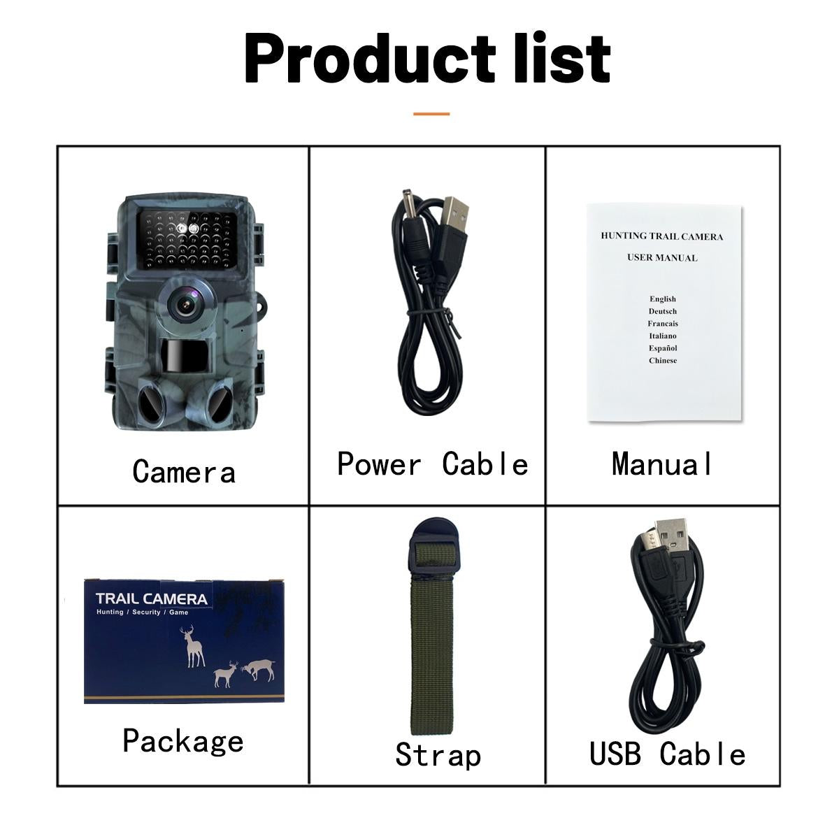 NNEIDS 4K Infrared Night Vision Hunting Camera With 2 Lcd Screen