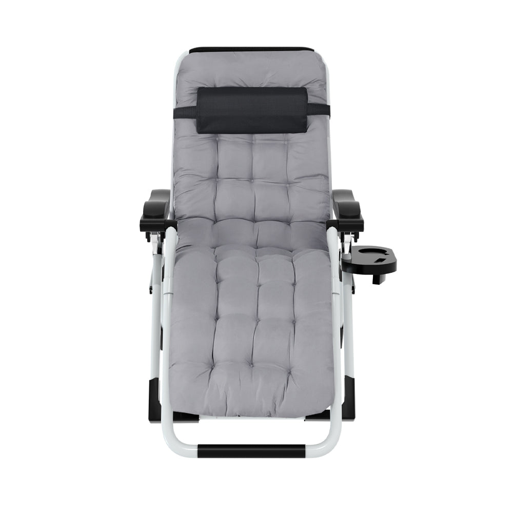 NNEDSZ Sun Lounge Folding Lounger Camping Zero Gravity Chair Outdoor Furniture